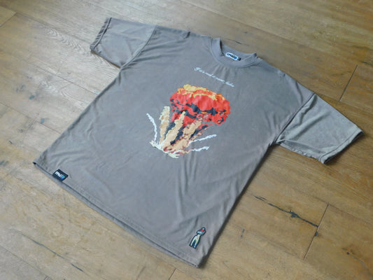 Wolf Gray Over Sized Tee