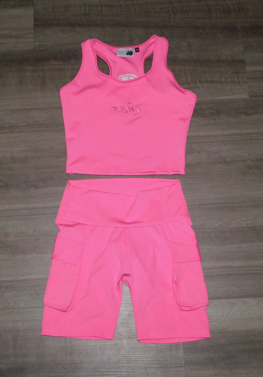 FPN Bubble Gum Pink Activewear Set