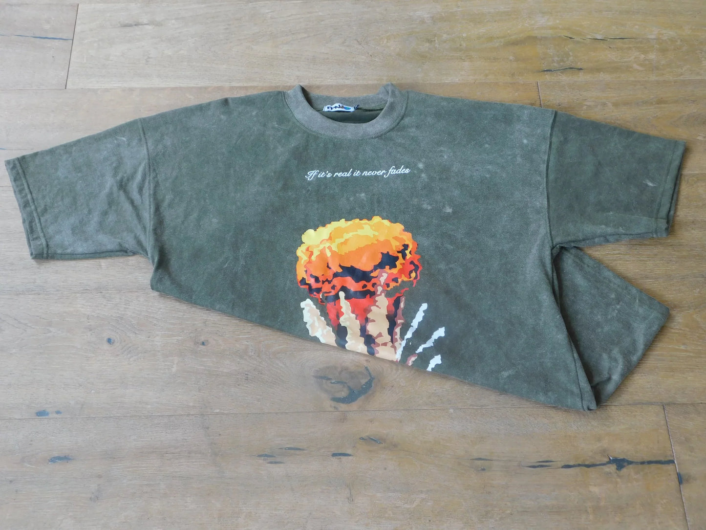 Olive Green Over Sized Tee