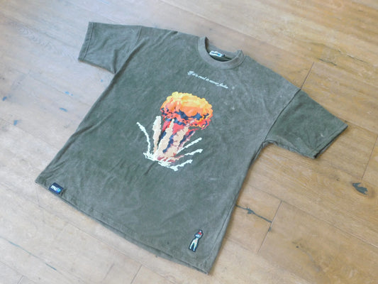 Olive Green Over Sized Tee