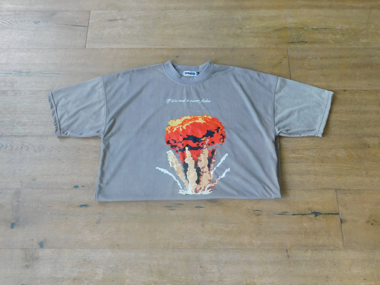 Wolf Gray Over Sized Tee